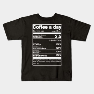 Happiness of Coffee Kids T-Shirt